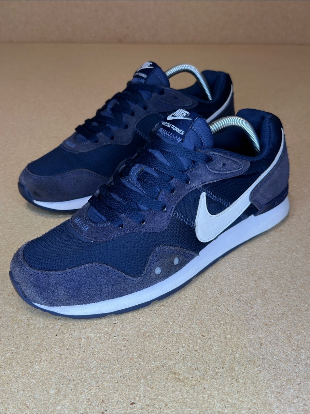 Nike Venture Runner Men’s 8.5 Midnight Navy White CK2944-400